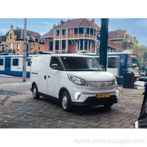 2023 Chinese hoge snelheid links roer SAIC Maxus EV30 Pure Electric Intelligent Mini Van 6 Cube Mini Cargo Truck Maxus EV